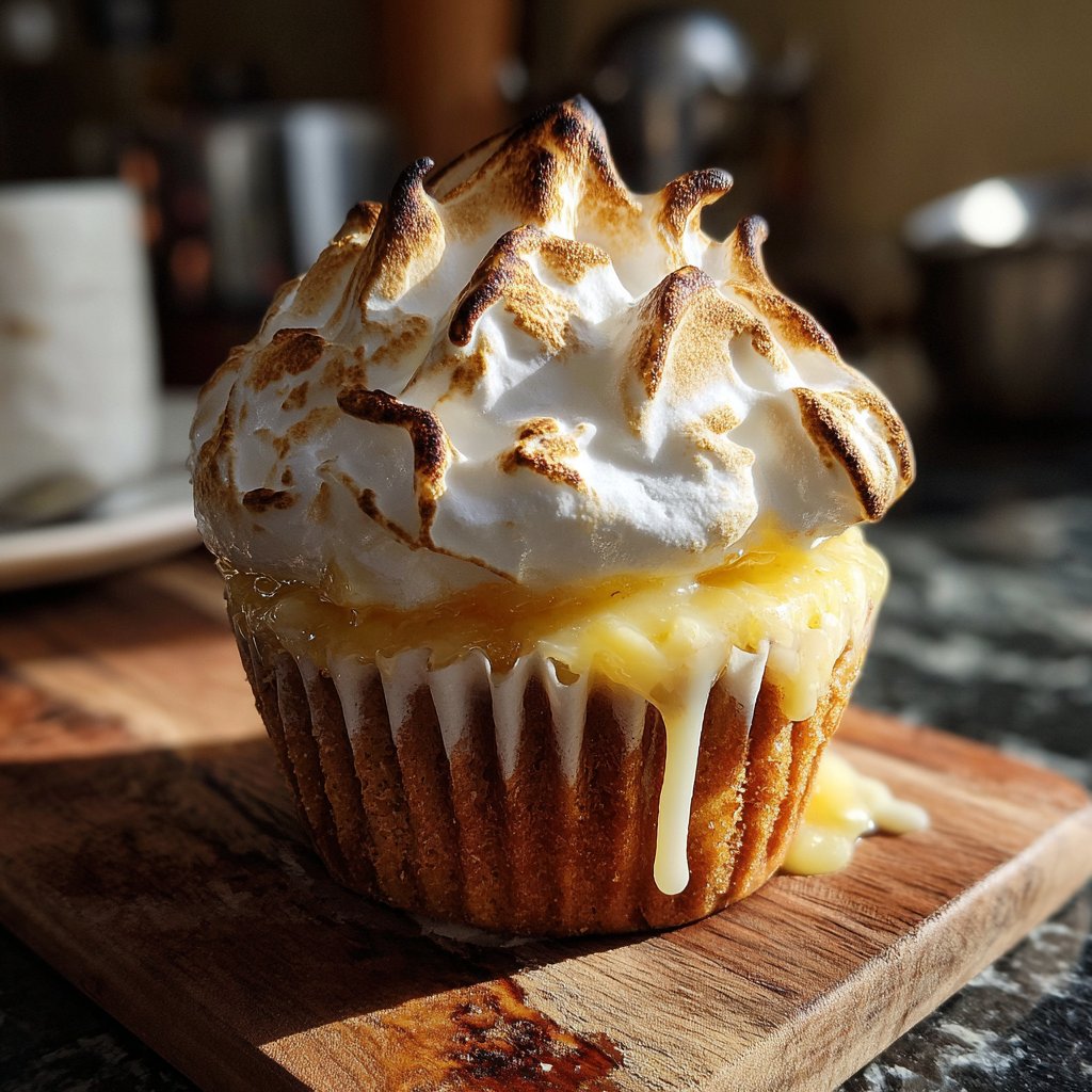 Lavish Lemon Meringue Cupcake