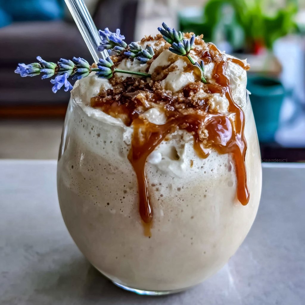 Vanilla-Lavender Dream Frappe