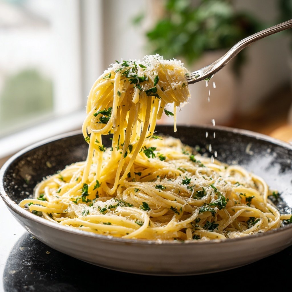 Quick Garlic Butter Pasta