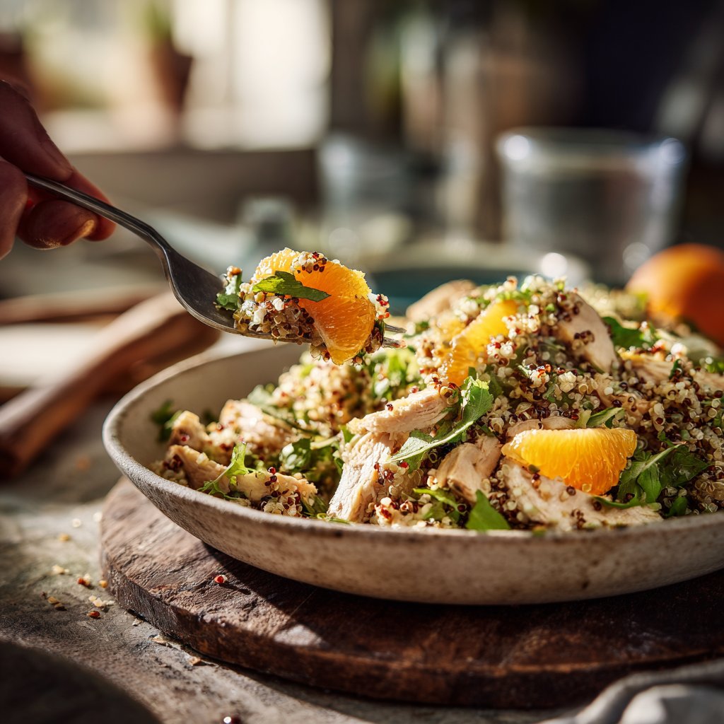 Citrus Chicken Quinoa Salad