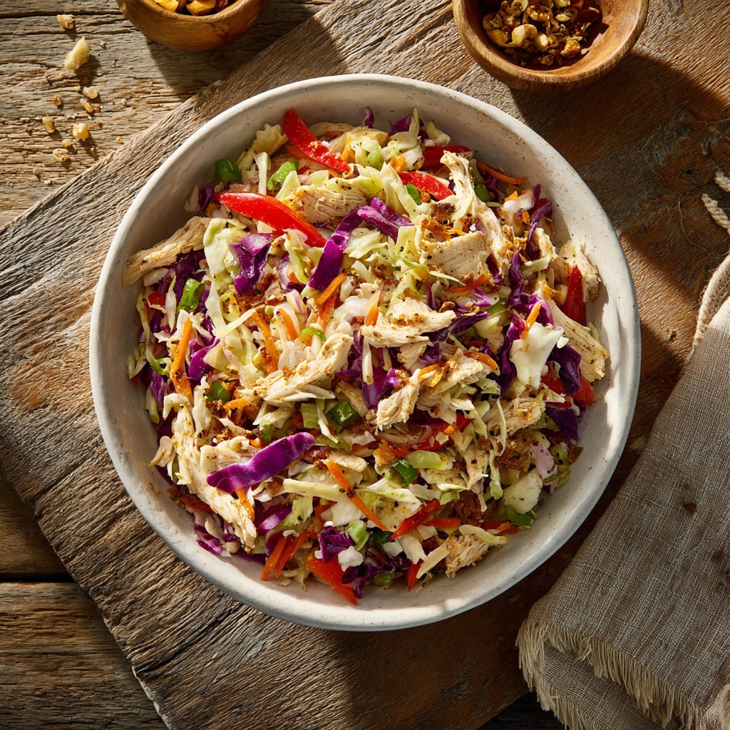 Cabbage Slaw with Chicken