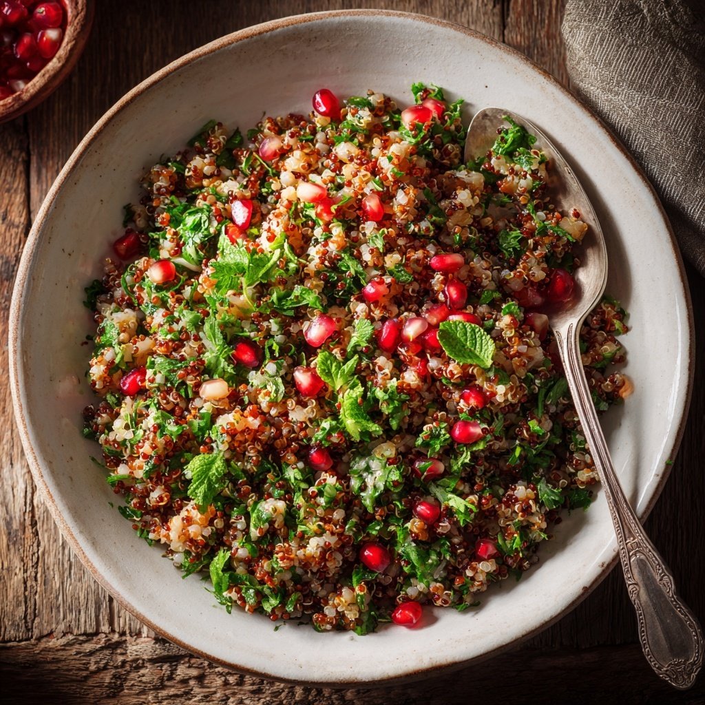 Quinoa Tabbouleh with Pomegranate