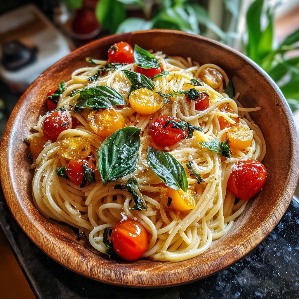 Caprese Pasta with Fresh Basil